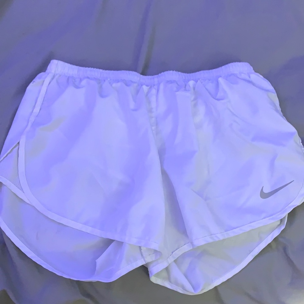 Nike White Athletic Shorts